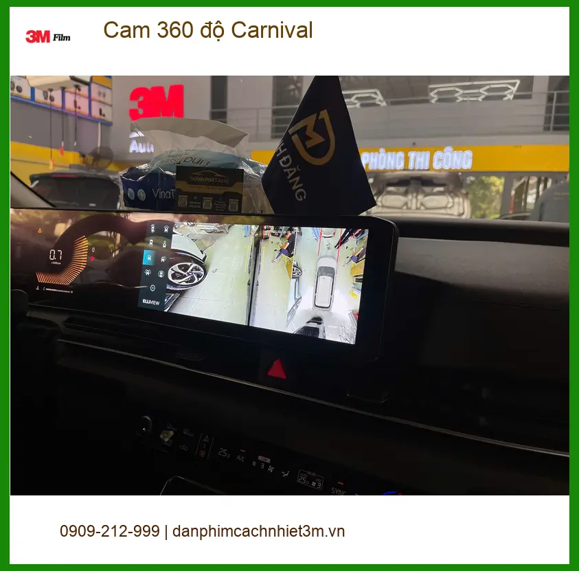 Anh Huy lắp Camera 360 độ Kia Carnival tại Quận 9 vì lo lắng điểm mù ảnh thực tế 3