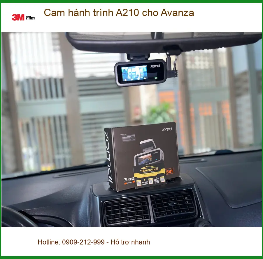 Anh Bách lắp cam hành trình A210 cho Avanza tại Quận 12 ảnh thực tế 4