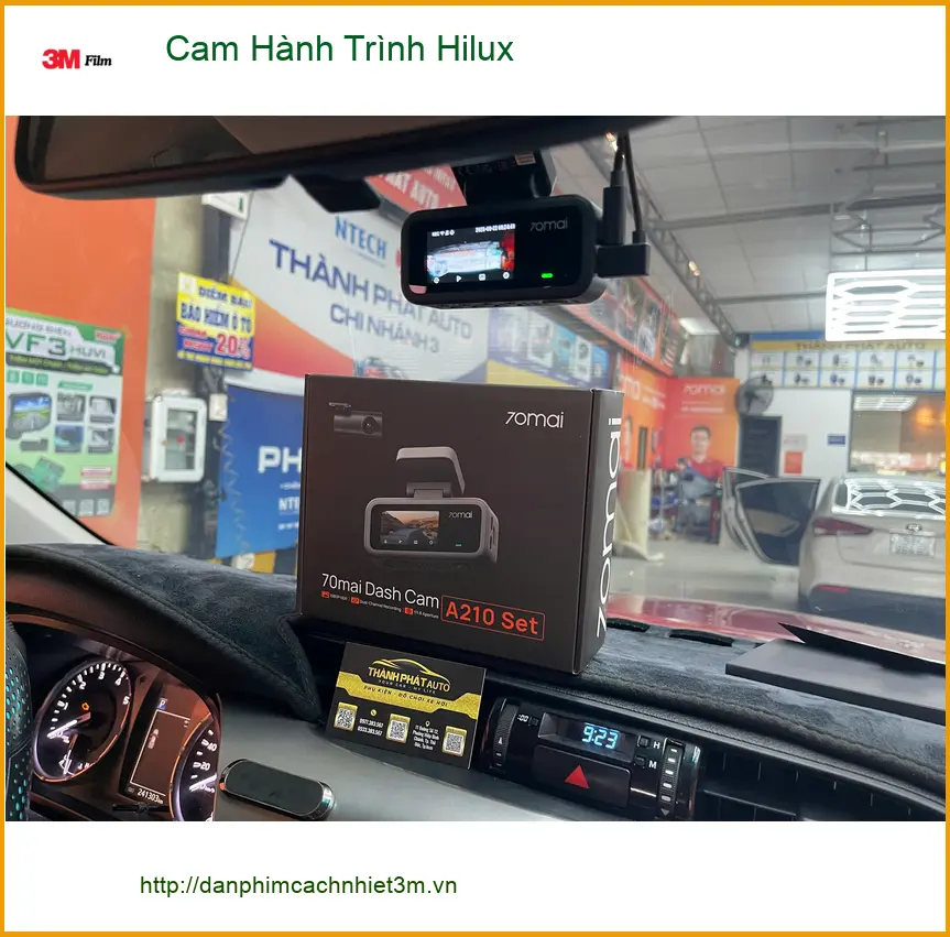 Chị Hương Giang lắp Camera Hành Trình Hilux tại Quận 12 để đảm bảo an toàn giao thông ảnh thực tế 3