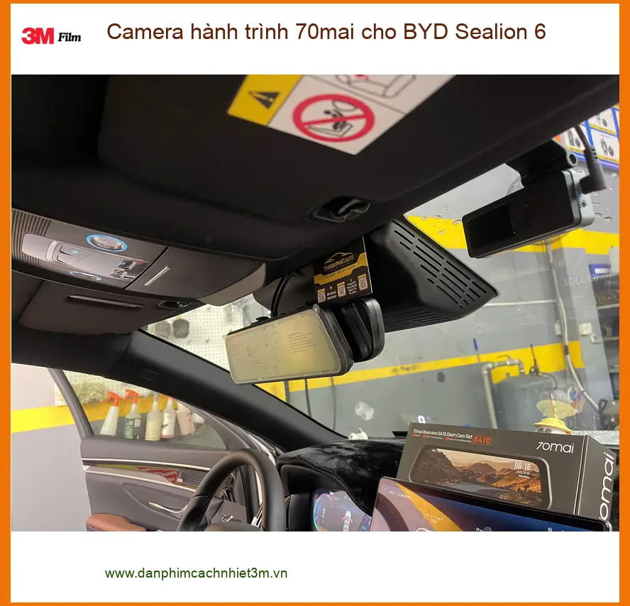 Anh Tuấn Kiệt lắp Camera hành trình 70mai cho BYD Sealion 6 tại Quận 9 ảnh thực tế 4