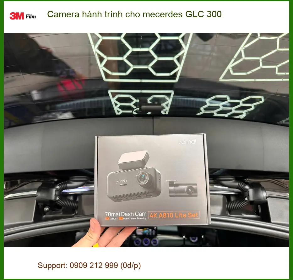 Anh Dũng Lắp Camera Hành Trình Mercedes GLC 300 tại Quận 9 uy tín.