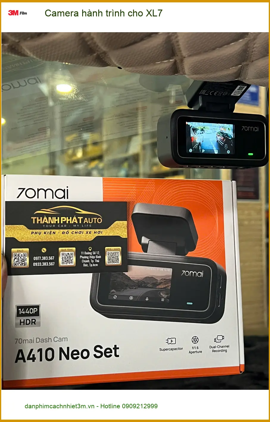 Anh Tùng lắp Camera hành trình cho XL7 Quận Thủ Đức để ghi lại mọi khoảnh khắc