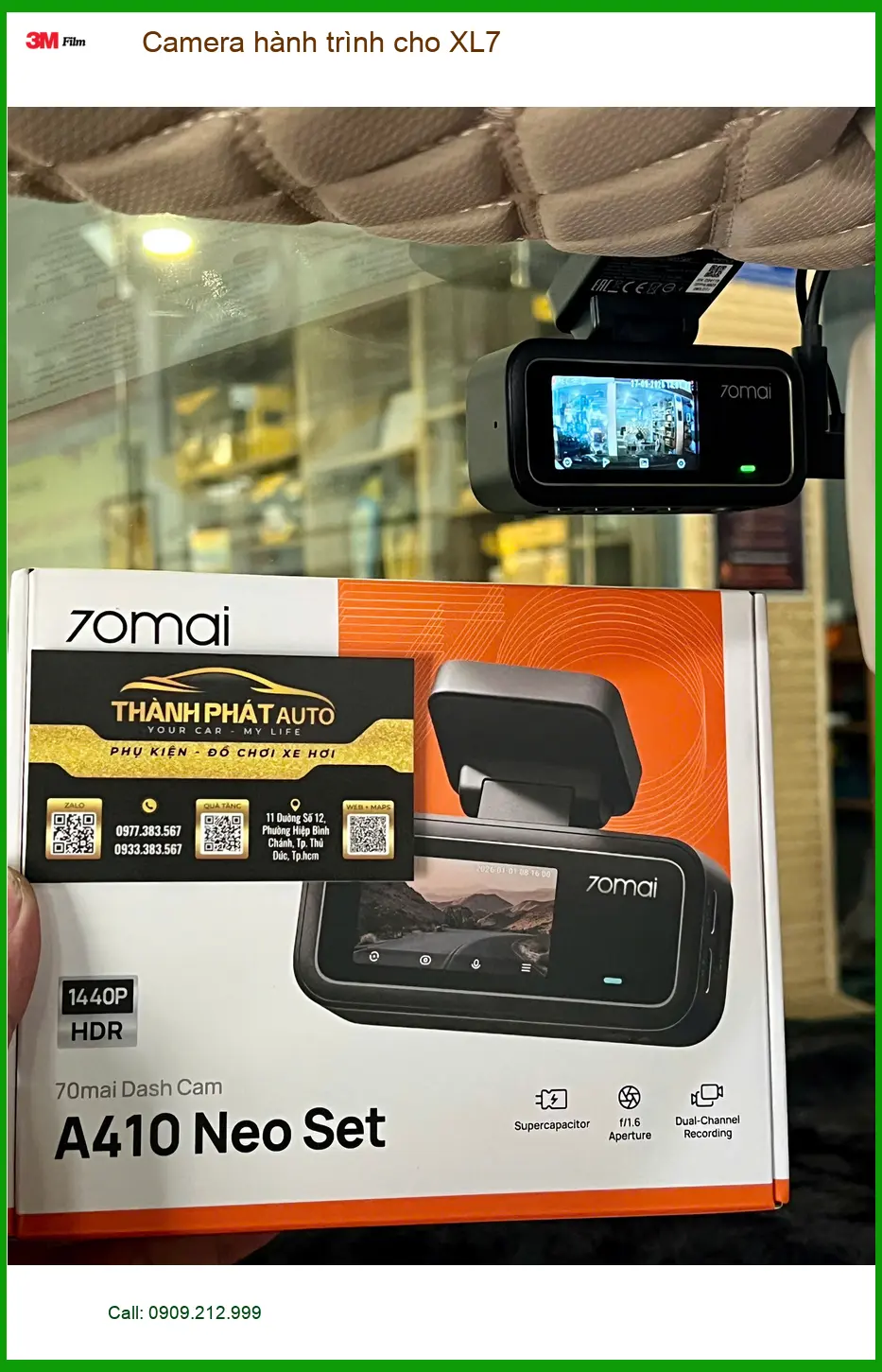 Anh Tùng lắp Camera hành trình cho XL7 Quận Thủ Đức để ghi lại mọi khoảnh khắc ảnh thực tế 4