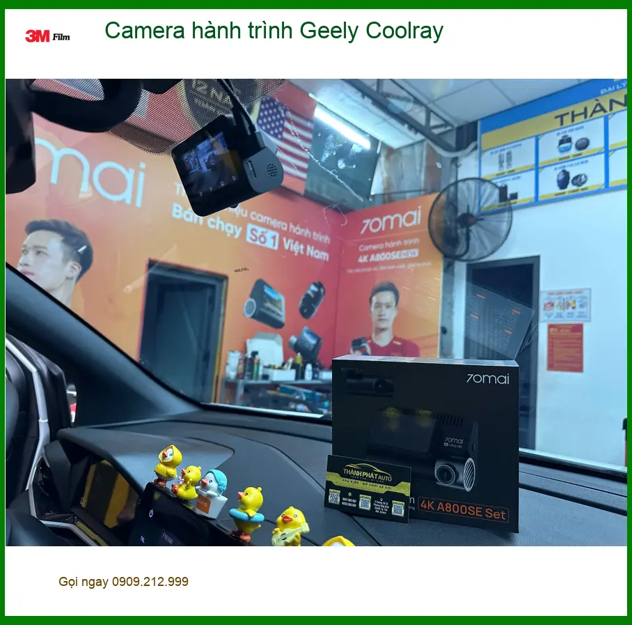 Anh Lâm lắp camera hành trình Geely Coolray Quận 12 để an tâm hơn trên mọi nẻo đường