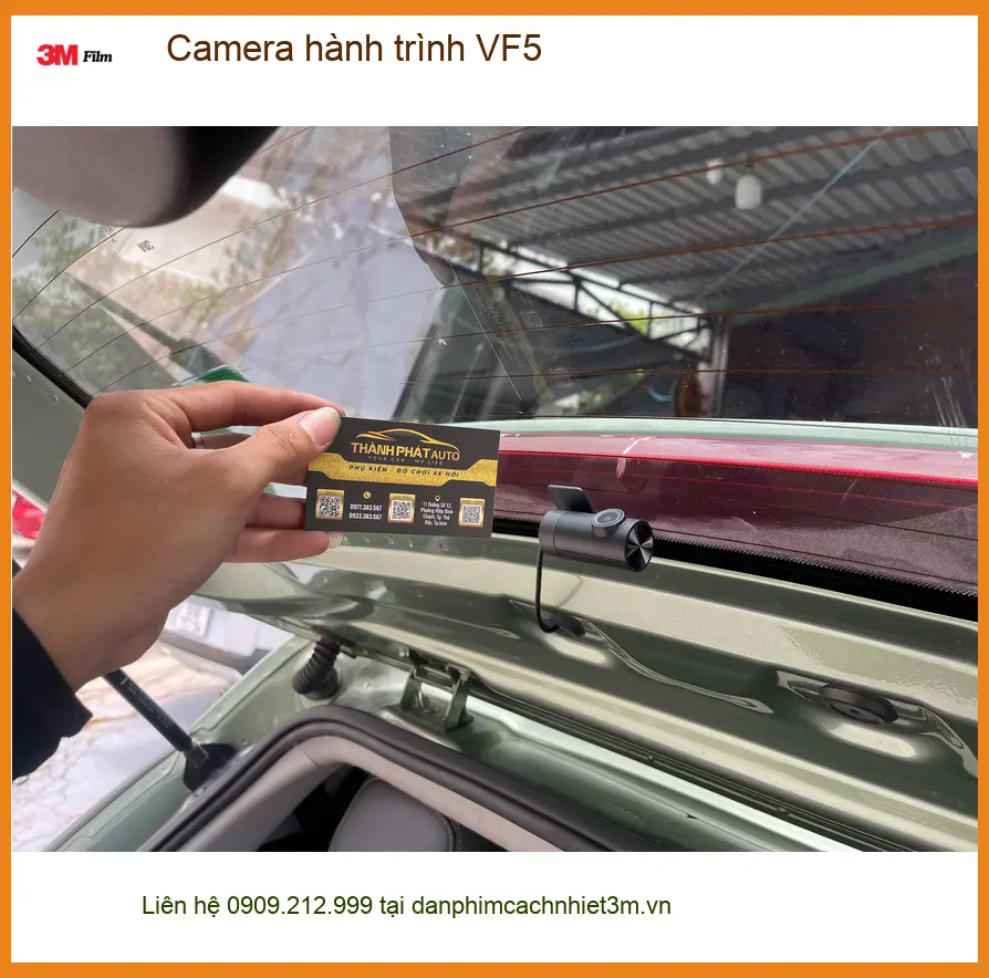 Anh Long lắp Camera hành trình VF5 tại Quận 9 để an tâm lái xe ảnh thực tế 3