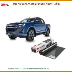 Dán Phim Cách Nhiệt Isuzu D-Max 2026 - Trung Tâm Thi Công Uy Tín TPHCM