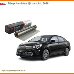 Dán Phim Cách Nhiệt Kia Soluto 2026 - Trung Tâm Thi Công Chính Hãng TPHCM