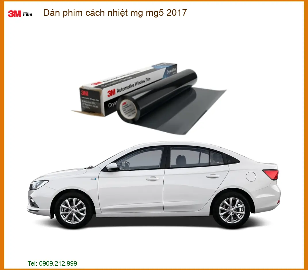 Dán Phim Cách Nhiệt MG MG5 2017 - Địa Chỉ Thi Công Uy Tín TPHCM
