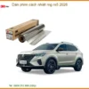 Dán Phim Cách Nhiệt MG RX5 2026 - Trung Tâm Lắp Đặt Uy Tín Cao Cấp TPHCM