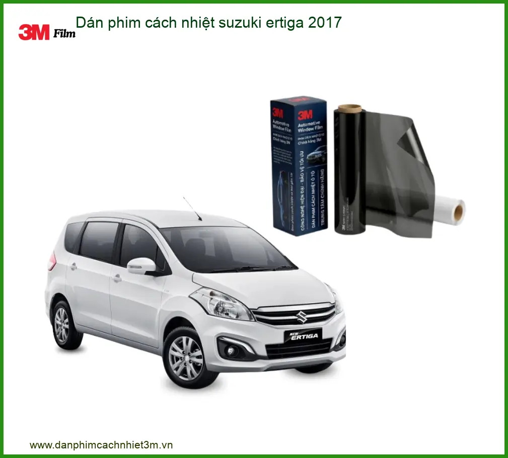 Dán phim cách nhiệt Suzuki Ertiga 2017 - Trung Tâm Thi Công Uy Tín TPHCM