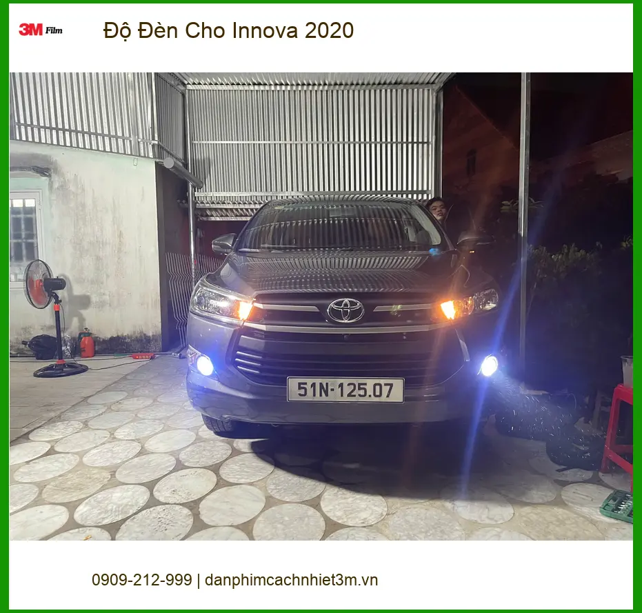 Anh Khang độ đèn Innova 2020 tại Quận 9 để cải thiện tầm nhìn ban đêm