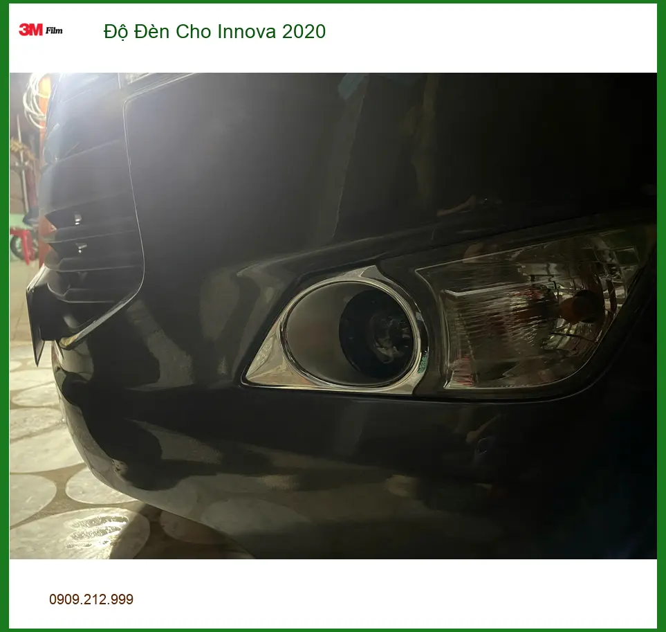 Anh Khang độ đèn Innova 2020 tại Quận 9 để cải thiện tầm nhìn ban đêm ảnh thực tế 2