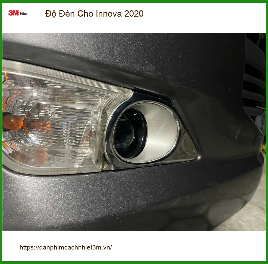 Anh Khang độ đèn Innova 2020 tại Quận 9 để cải thiện tầm nhìn ban đêm ảnh thực tế 3