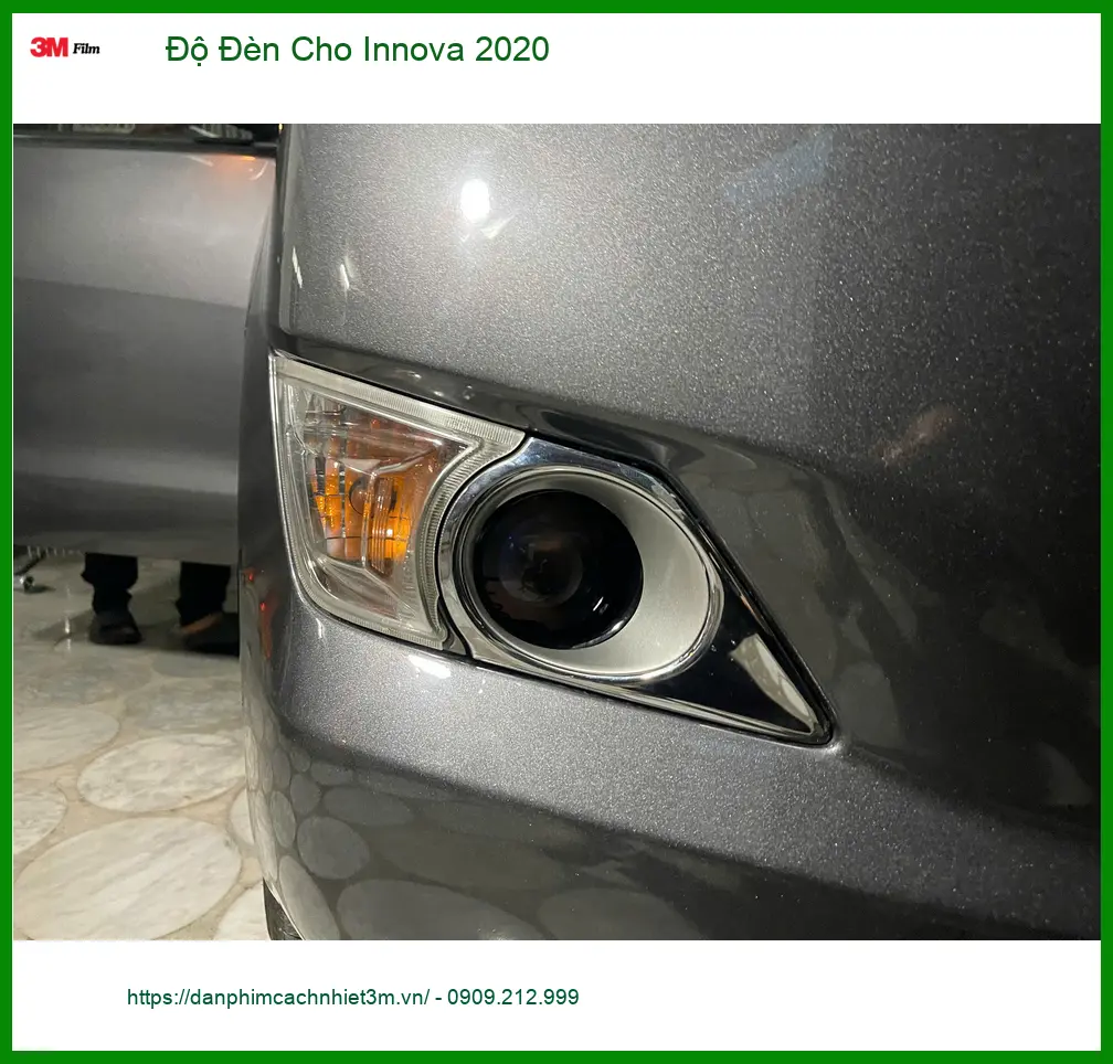 Anh Khang độ đèn Innova 2020 tại Quận 9 để cải thiện tầm nhìn ban đêm ảnh thực tế 4