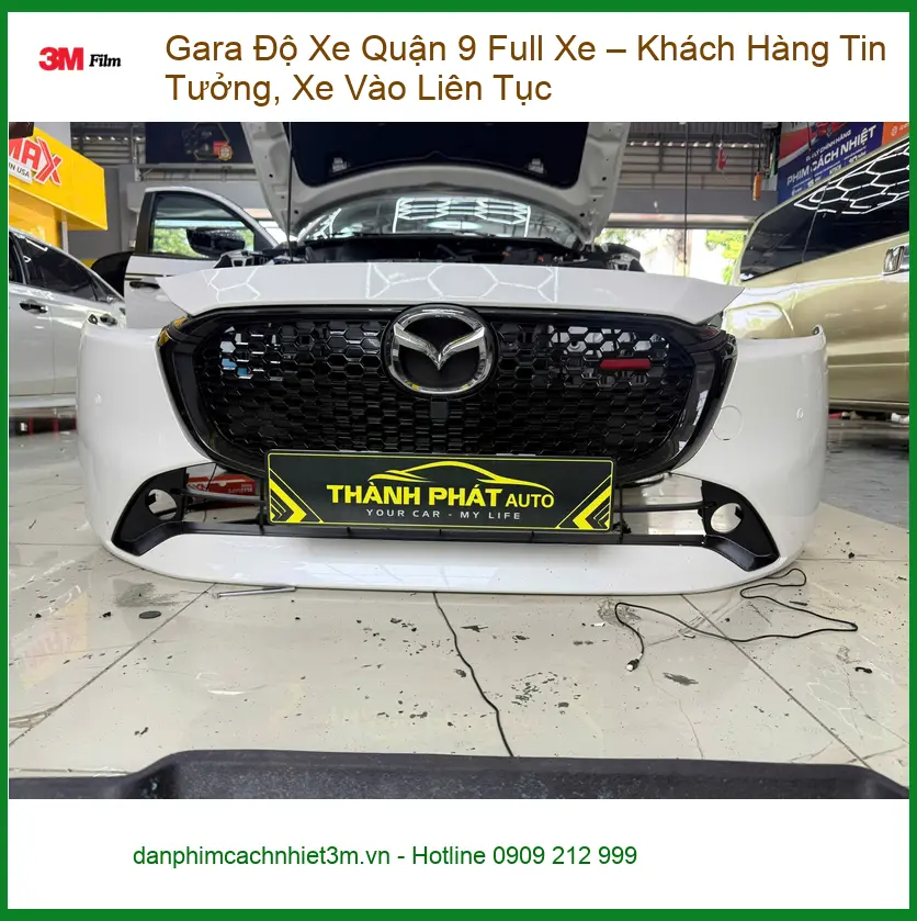 Anh Trường độ xe Hyundai Santa Fe toàn diện tại Gara Quận 9 theo phong cách riêng ảnh thực tế 2
