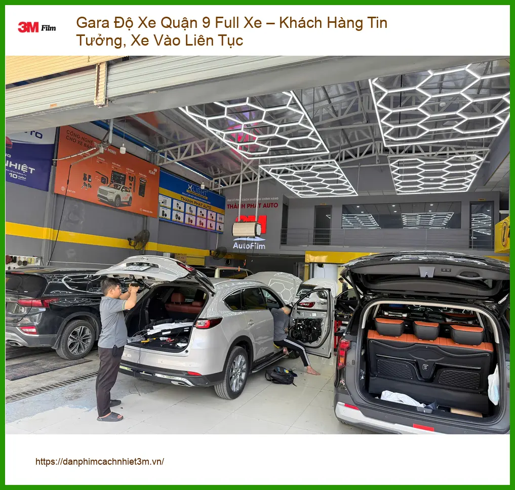 Anh Trường độ xe Hyundai Santa Fe toàn diện tại Gara Quận 9 theo phong cách riêng ảnh thực tế 4