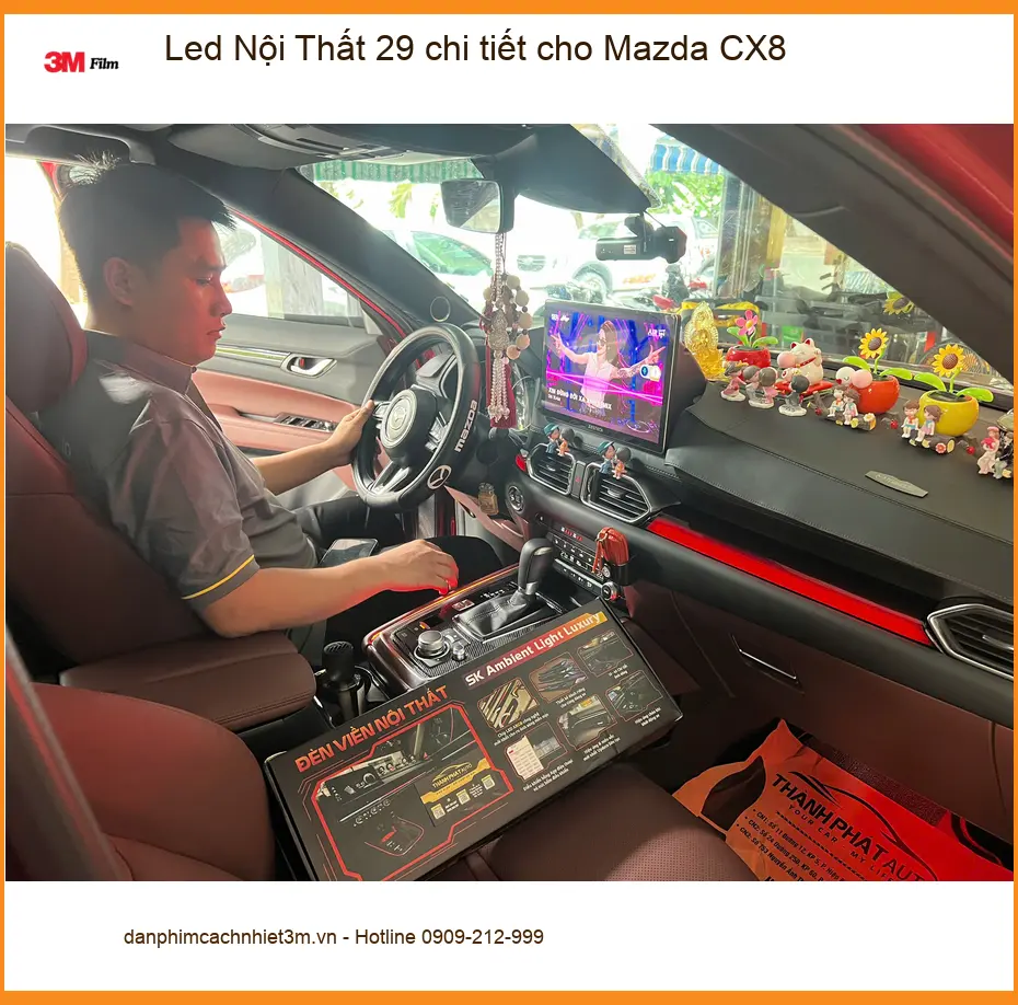 Anh Dũng độ Led Nội Thất 29 chi tiết cho Mazda CX8 tại Thủ Đức ảnh thực tế 2