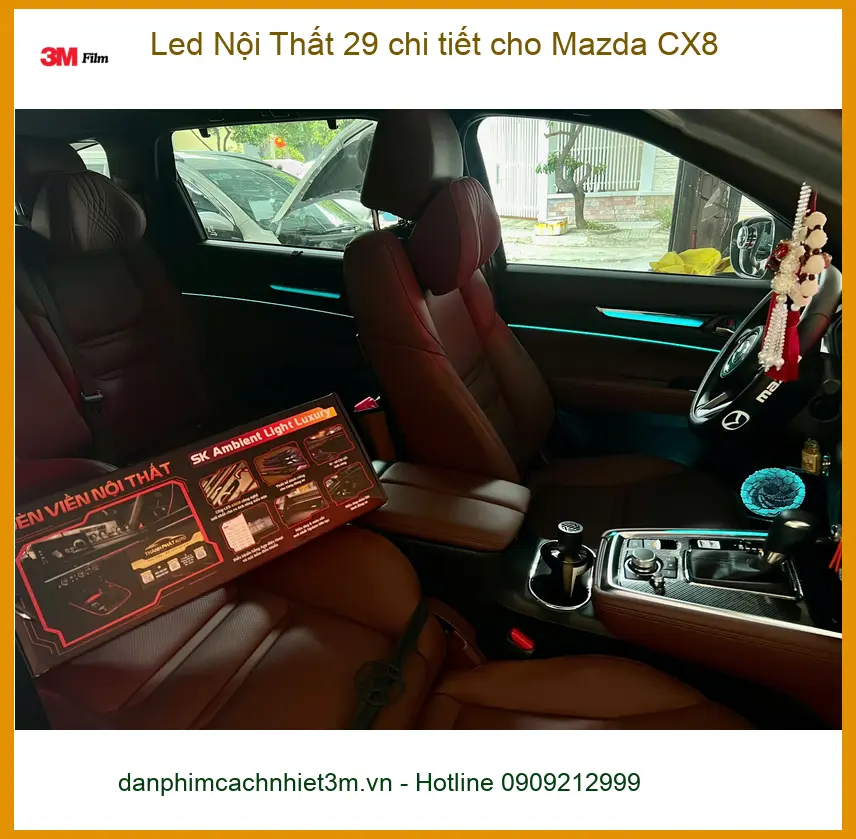 Anh Dũng độ Led Nội Thất 29 chi tiết cho Mazda CX8 tại Thủ Đức ảnh thực tế 3
