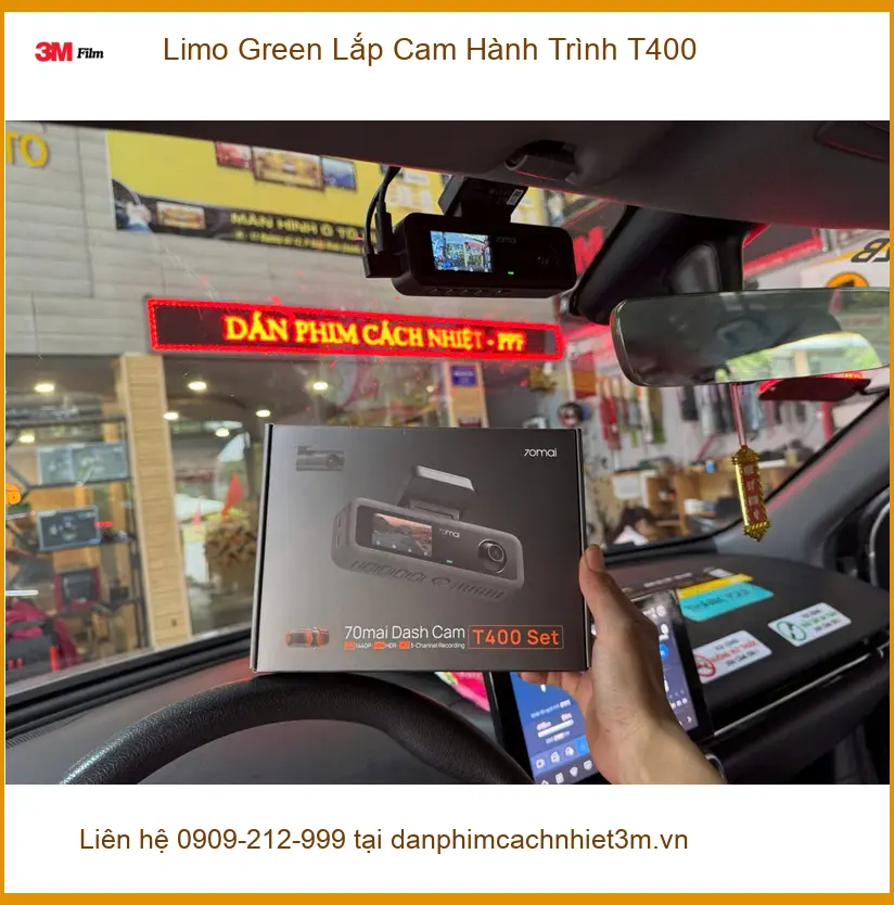 Anh Quang Limo Green Lắp Cam Hành Trình T400 tại Quận Thủ Đức an tâm di chuyển ảnh thực tế 4