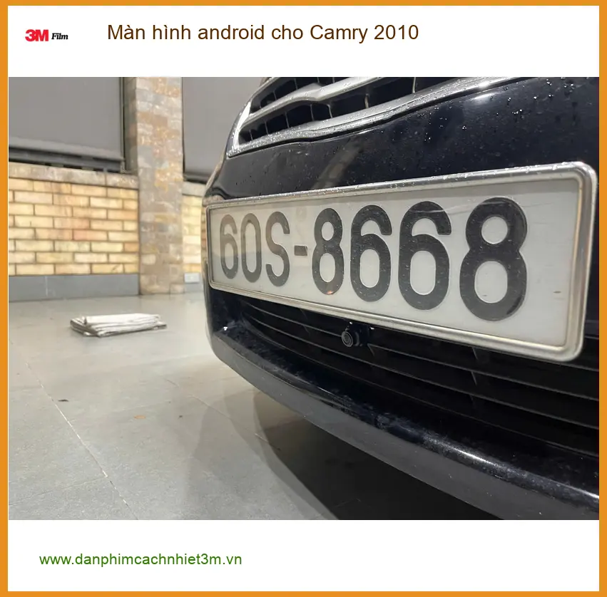 Anh Tấn lắp màn hình Android cho Camry 2010 tại Quận 9 vì màn zin cũ, thiếu tính năng ảnh thực tế 3