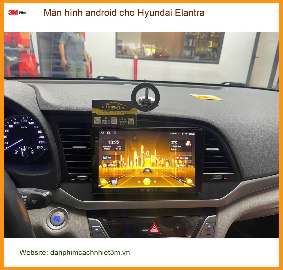 Anh Quang nâng cấp màn hình Android Hyundai Elantra tại Quận 12 tiện nghi hơn ảnh thực tế 5