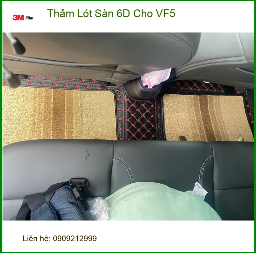 Chị Bích lắp Thảm Lót Sàn 6D VF5 Quận 12 để nội thất sạch, dễ vệ sinh.