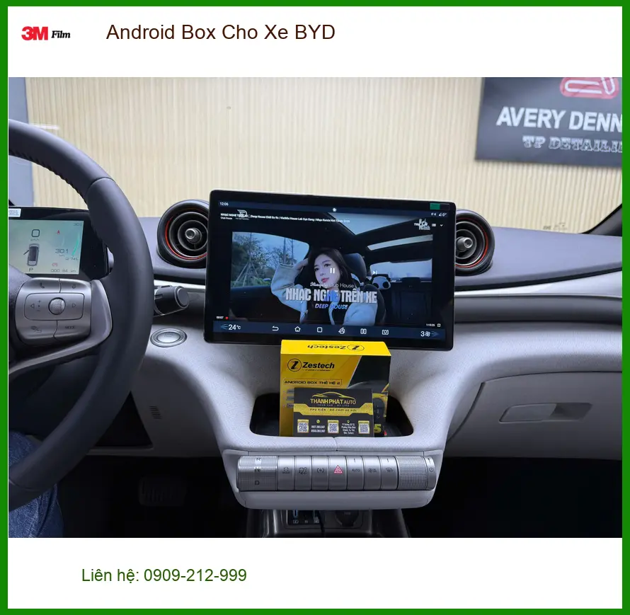 Chị Thảo nâng cấp Android Box cho BYD Atto 3 ở Cần Giờ ảnh thực tế 3