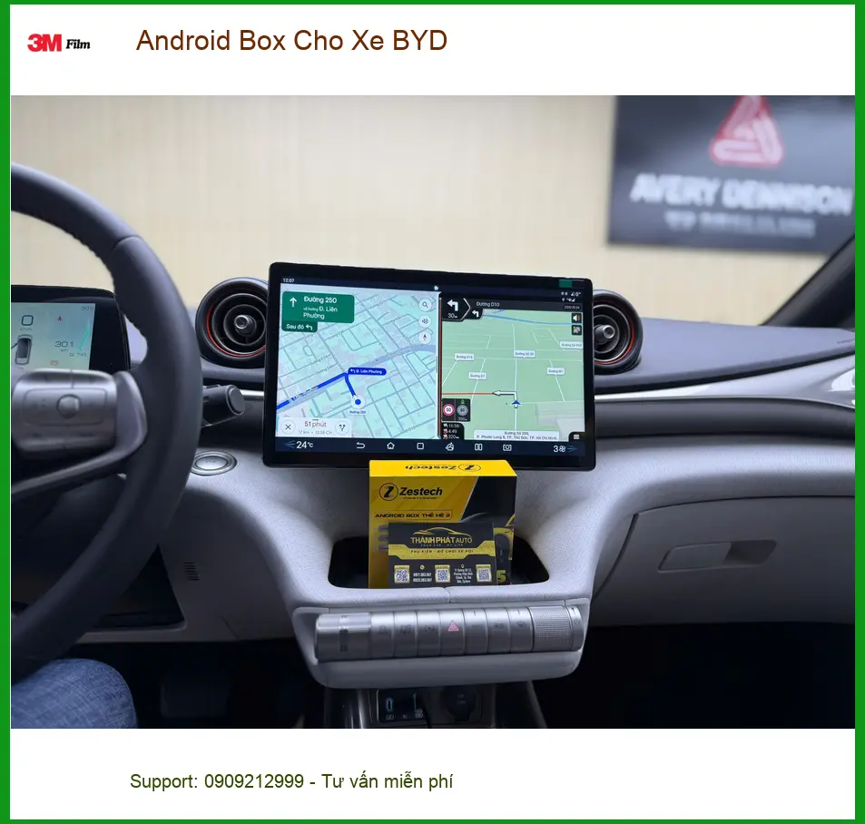 Chị Thảo nâng cấp Android Box cho BYD Atto 3 ở Cần Giờ ảnh thực tế 4