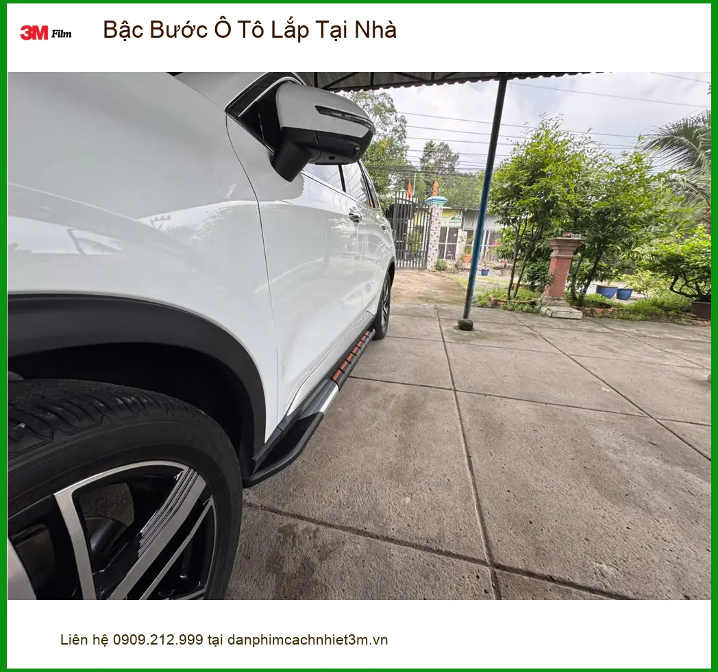 Chị Linh Chi lắp bậc bước ô tô Mazda CX-5 tại nhà Quận Thủ Đức ảnh thực tế 2