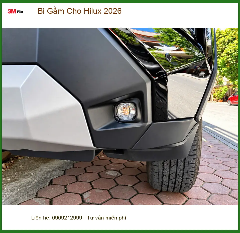 Anh Tấn lắp Bi Gầm cho Hilux 2026 để cải thiện tầm nhìn ban đêm ở Thủ Đức ảnh thực tế 5