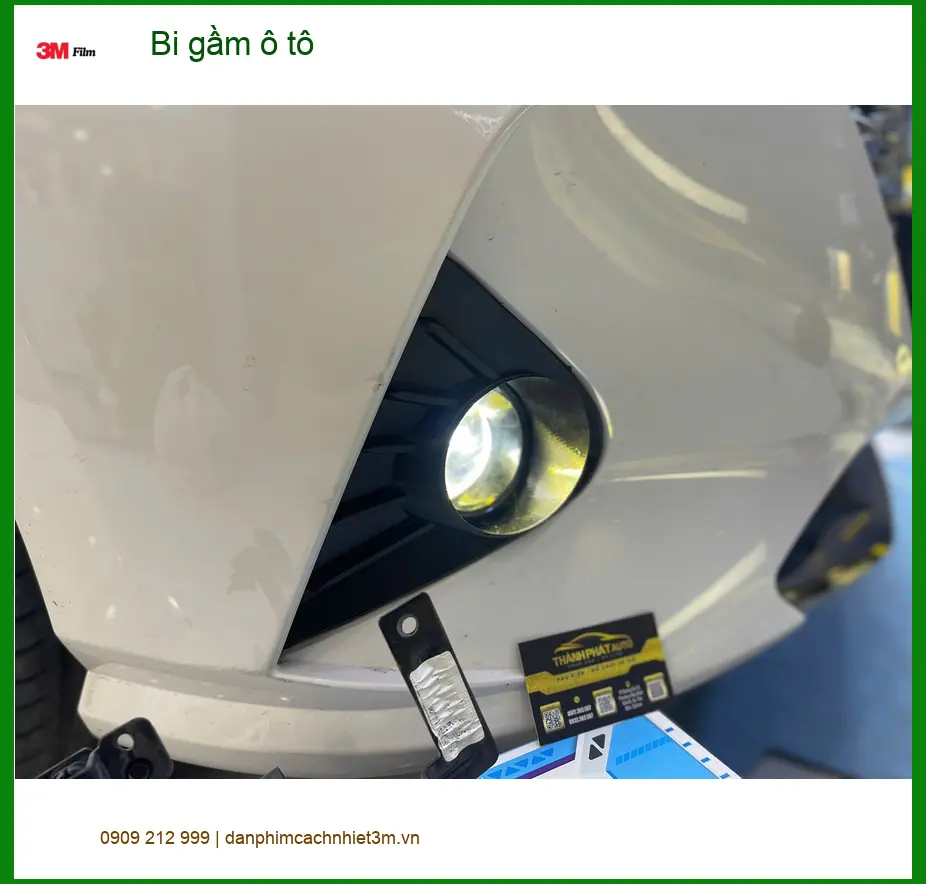 Chú Quang độ bi gầm ô tô cho Hyundai Accent tại Quận Tân Phú vì đèn zin kém sáng ảnh thực tế 2