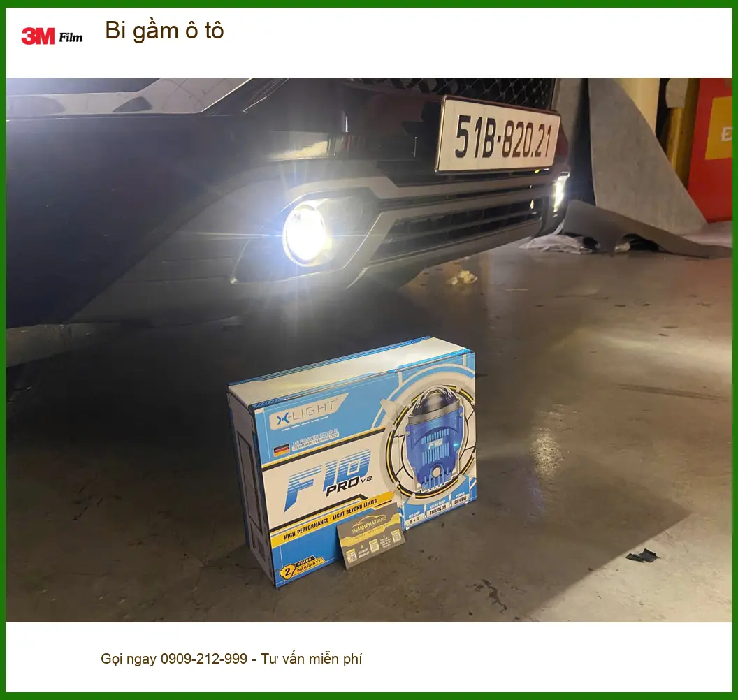 Anh Vinh lắp bi gầm ô tô Honda HR-V tại Quận Gò Vấp tăng cường ánh sáng