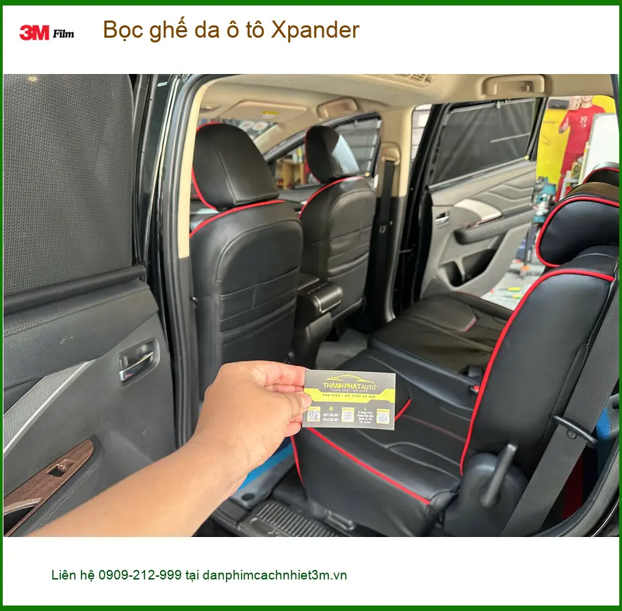 Anh Minh bọc ghế da Xpander Quận 1 để nội thất sang trọng và dễ vệ sinh ảnh thực tế 2