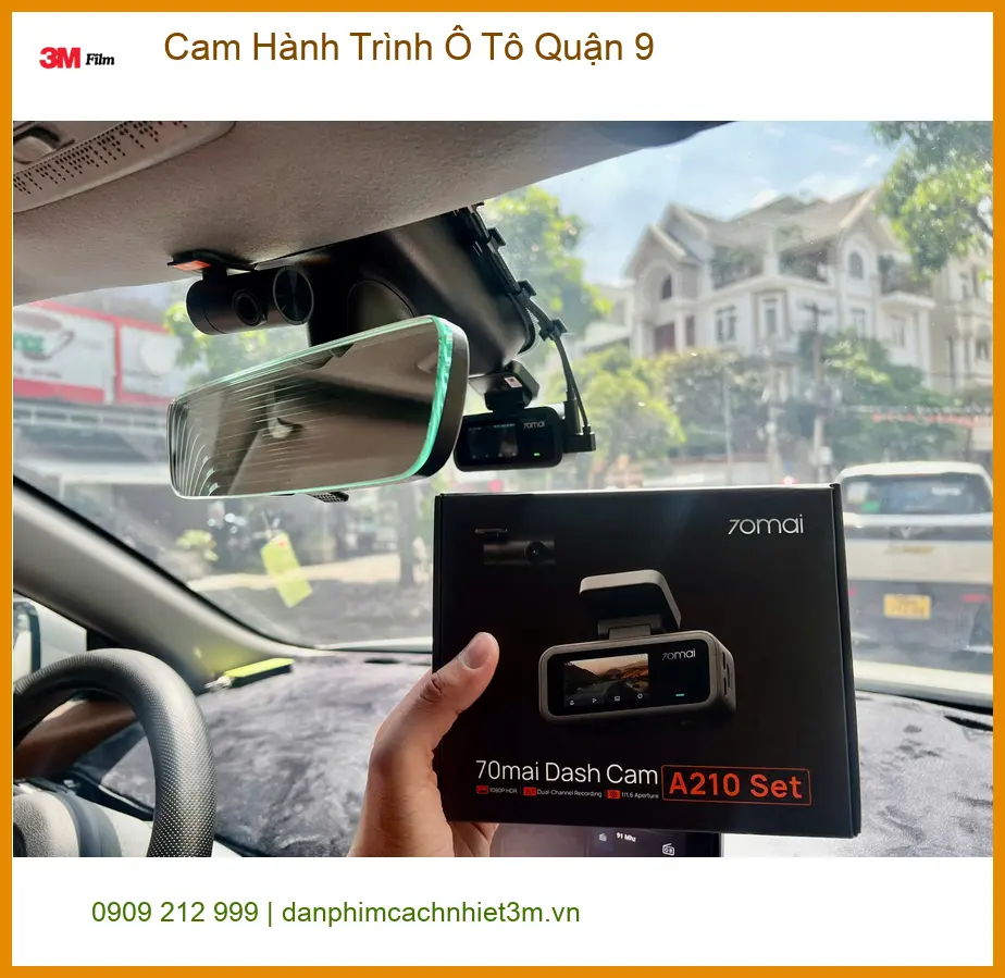 Anh Tùng lắp Cam Hành Trình Ô Tô cho VinFast Lux A2.0 tại Quận 9 để an tâm di chuyển ảnh thực tế 2