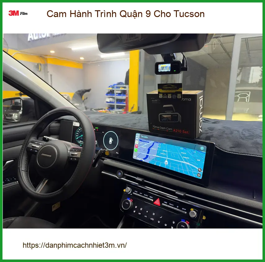 Anh Minh lắp camera hành trình cho Hyundai Tucson tại Quận 9 để an tâm di chuyển ảnh thực tế 2