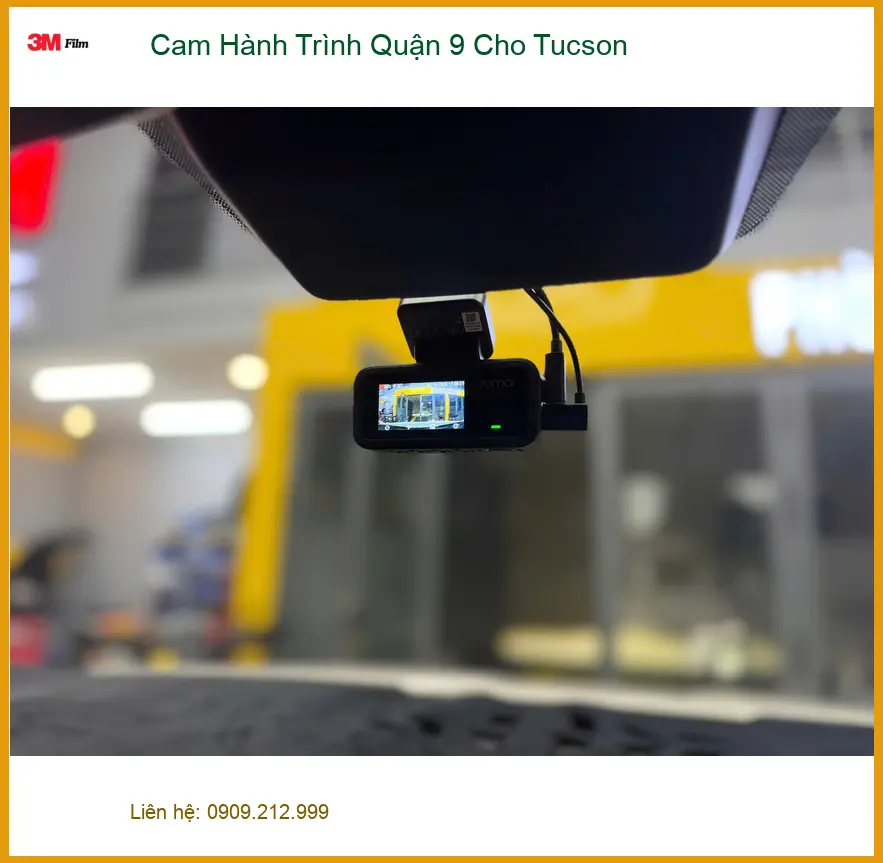 Anh Minh lắp camera hành trình cho Hyundai Tucson tại Quận 9 để an tâm di chuyển ảnh thực tế 3