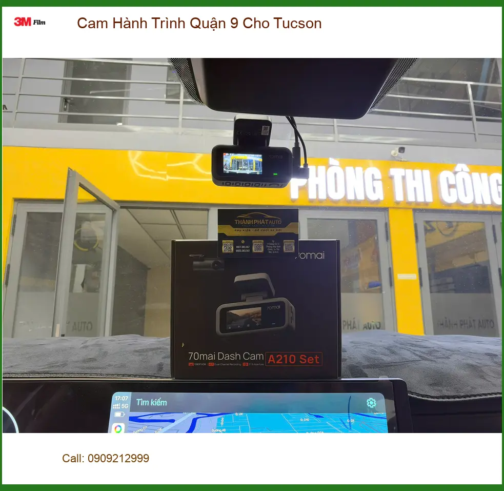 Anh Minh lắp camera hành trình cho Hyundai Tucson tại Quận 9 để an tâm di chuyển ảnh thực tế 4