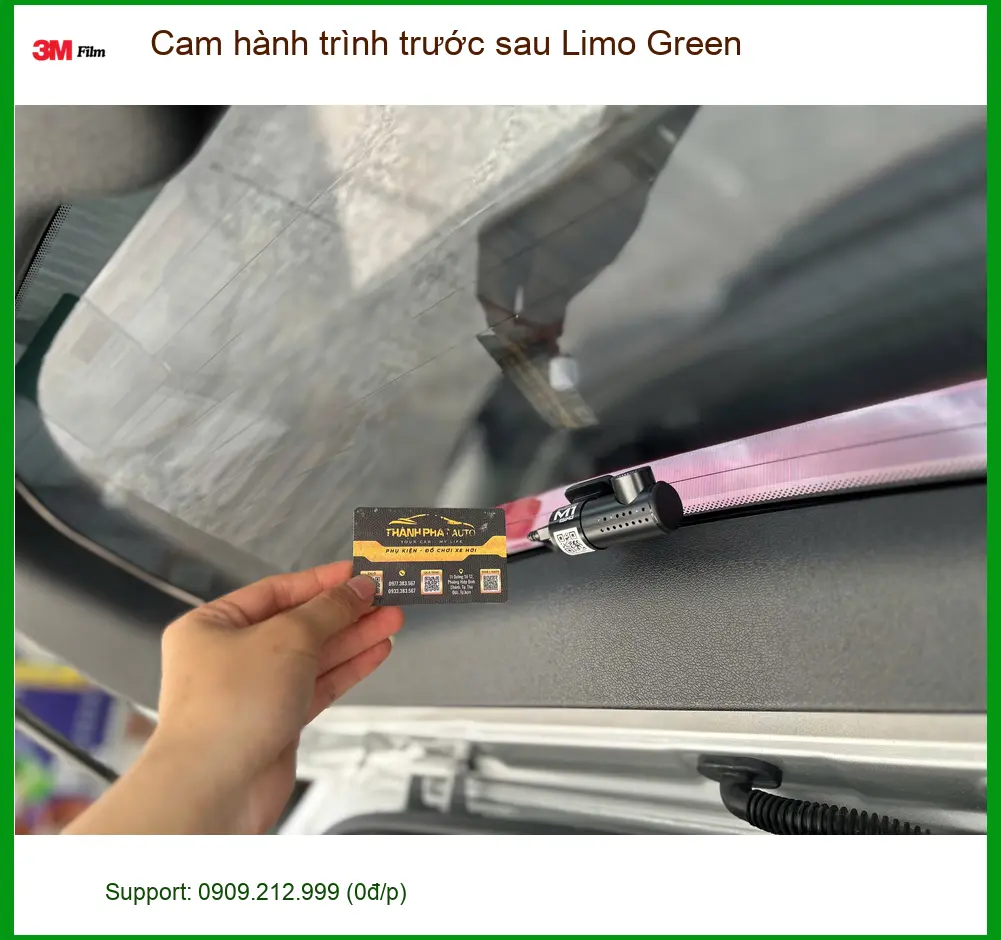 Anh Lâm gắn Cam hành trình trước sau Limo Green tại Gò Vấp cho Honda HR-V