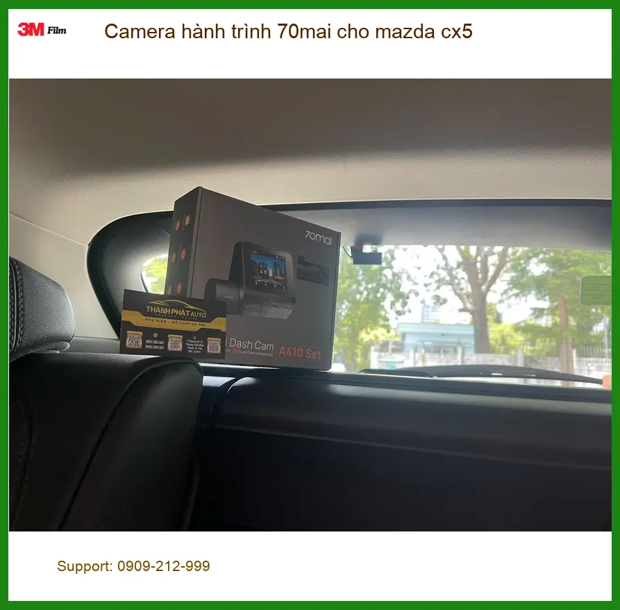 Anh Tùng lắp Camera hành trình 70mai Mazda CX-5 tại Quận 4 uy tín ảnh thực tế 3