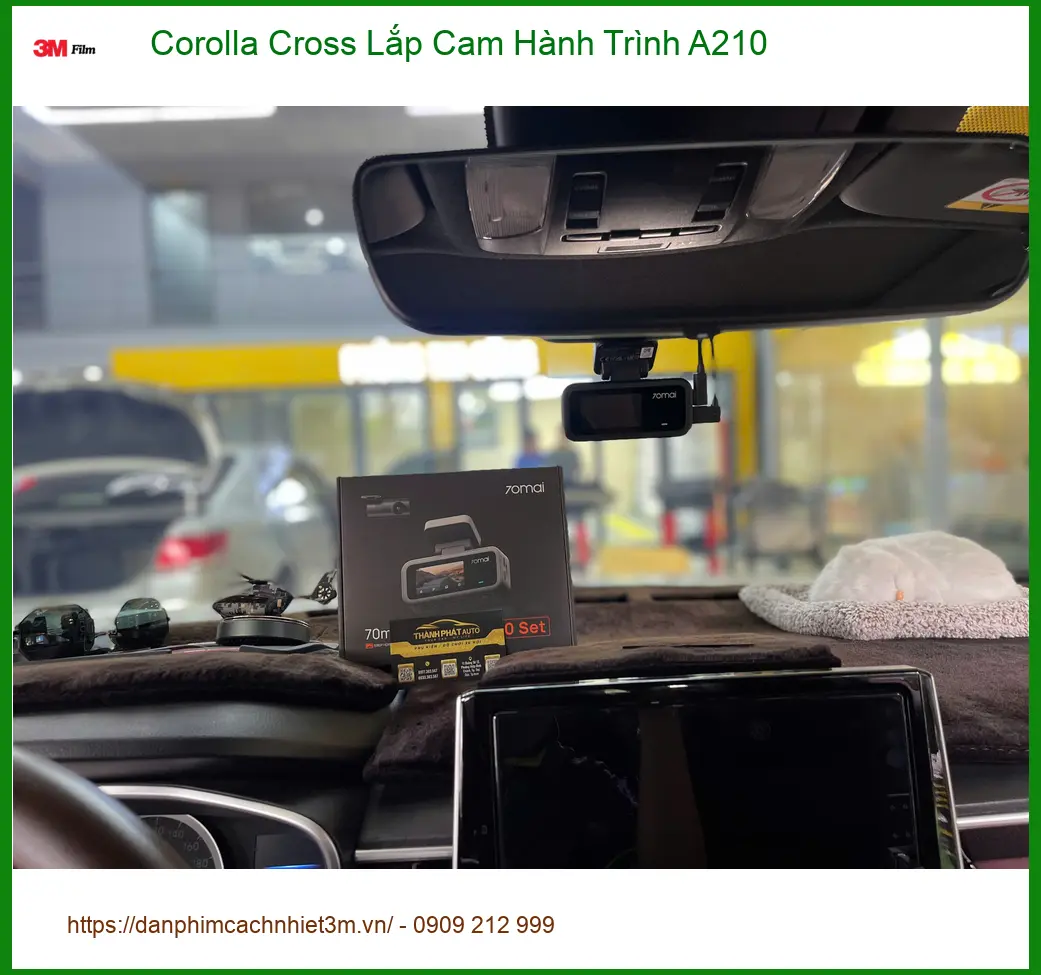 Chị Thảo lắp Cam Hành Trình A210 cho Corolla Cross Quận 9