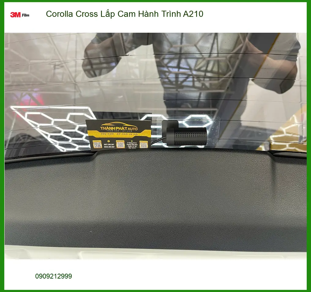 Chị Thảo lắp Cam Hành Trình A210 cho Corolla Cross Quận 9 ảnh thực tế 3