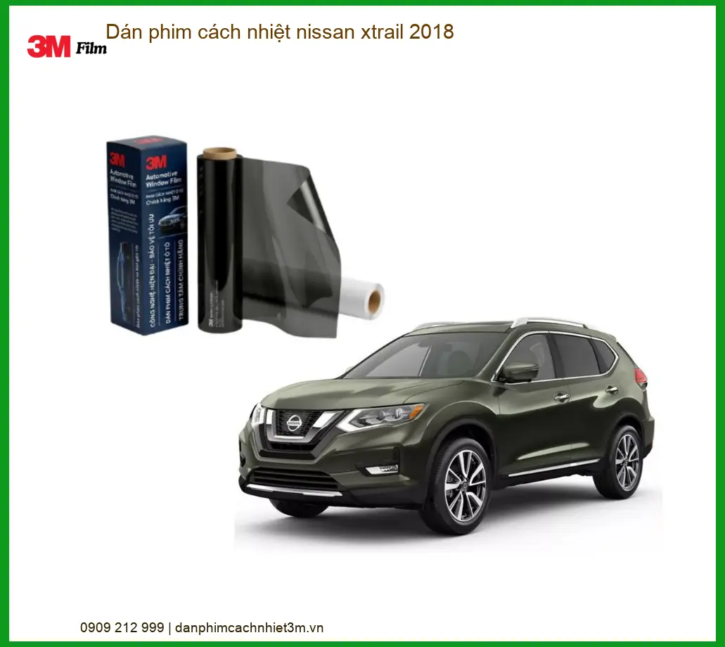 Dán Phim Cách Nhiệt Nissan X-Trail 2018 - Địa Chỉ Lắp Đặt Chính Hãng TPHCM