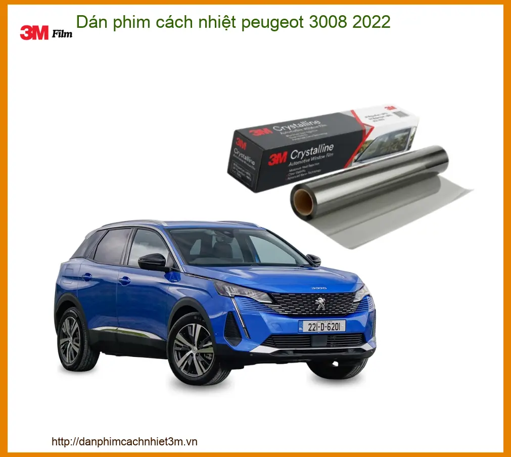 Dán Phim Cách Nhiệt Peugeot 3008 2022 - Trung Tâm Lắp Đặt Uy Tín TPHCM