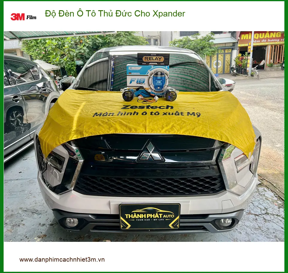 Anh Hải độ đèn ô tô Xpander để tăng sáng an toàn tại Thủ Đức ảnh thực tế 3