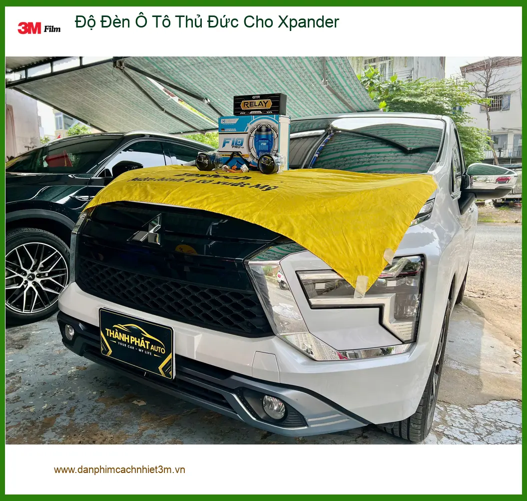 Anh Hải độ đèn ô tô Xpander để tăng sáng an toàn tại Thủ Đức ảnh thực tế 4