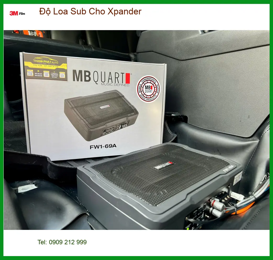 Anh Tùng độ Loa Sub cho Xpander tại Quận Thủ Đức để nghe nhạc hay hơn ảnh thực tế 3