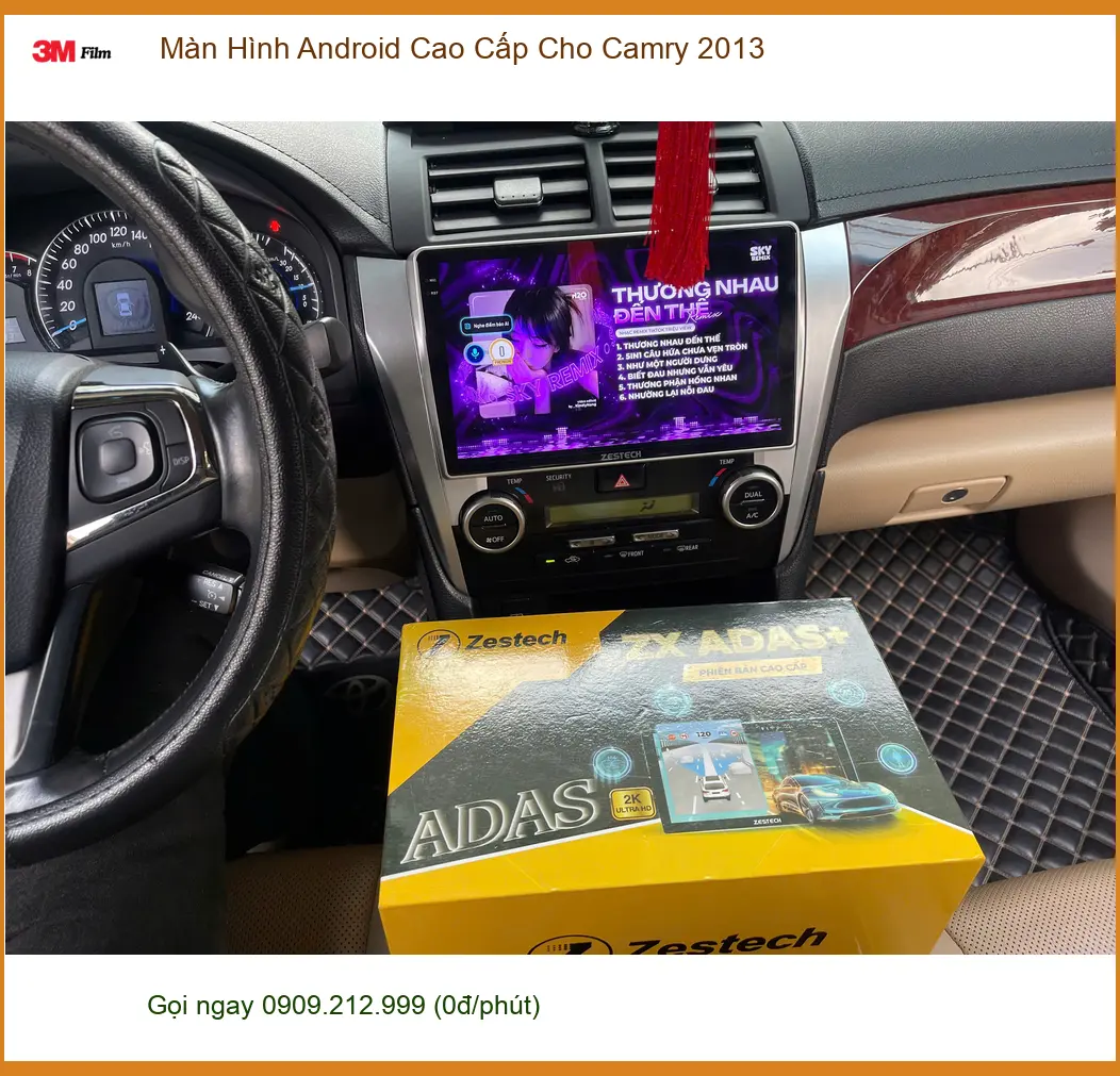 Anh Minh nâng cấp màn hình Android cao cấp cho Camry 2013 Quận 9 tiện ích ảnh thực tế 2