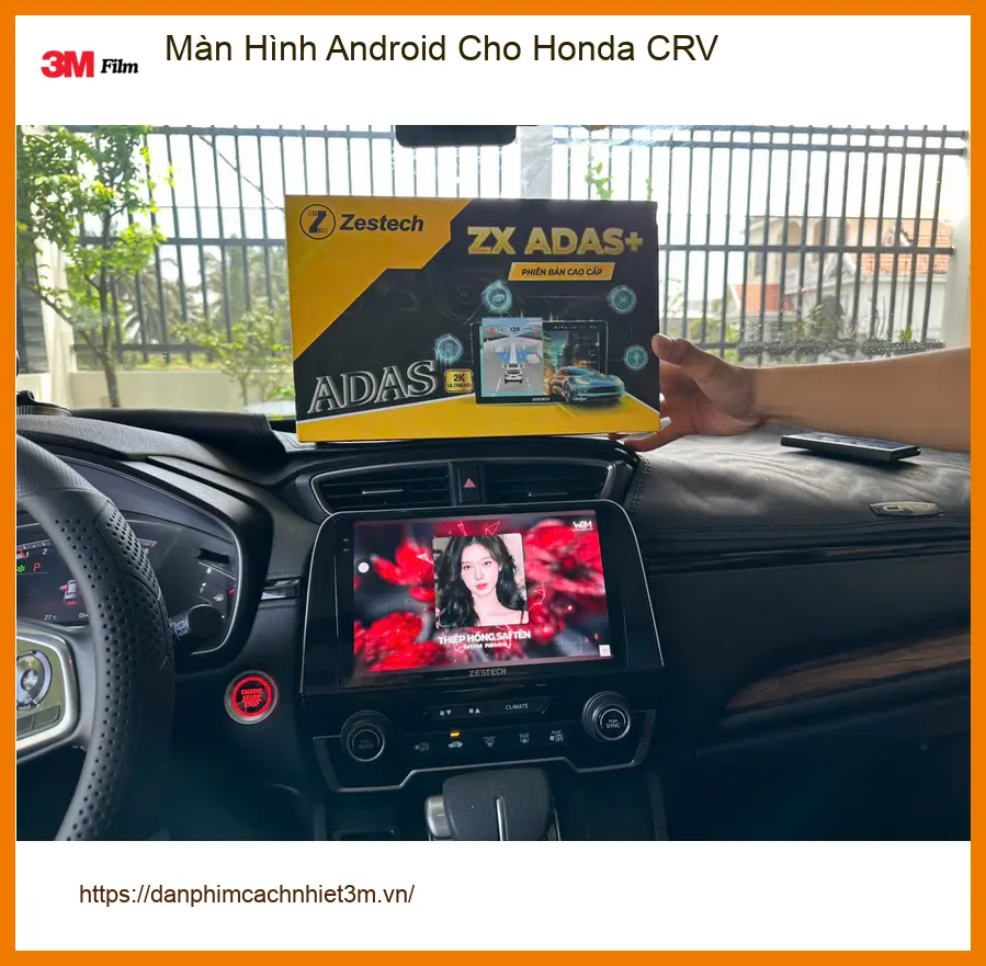 Anh Khang nâng cấp Màn Hình Android Honda CRV tại Quận 12