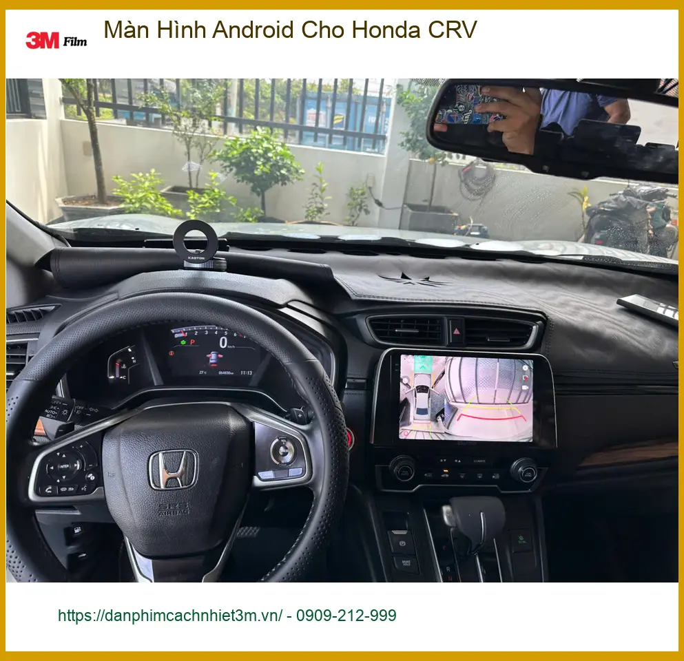 Anh Khang nâng cấp Màn Hình Android Honda CRV tại Quận 12 ảnh thực tế 3