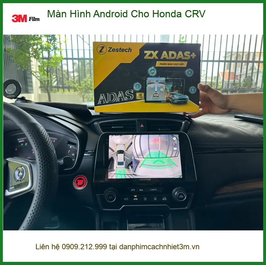 Anh Khang nâng cấp Màn Hình Android Honda CRV tại Quận 12 ảnh thực tế 4